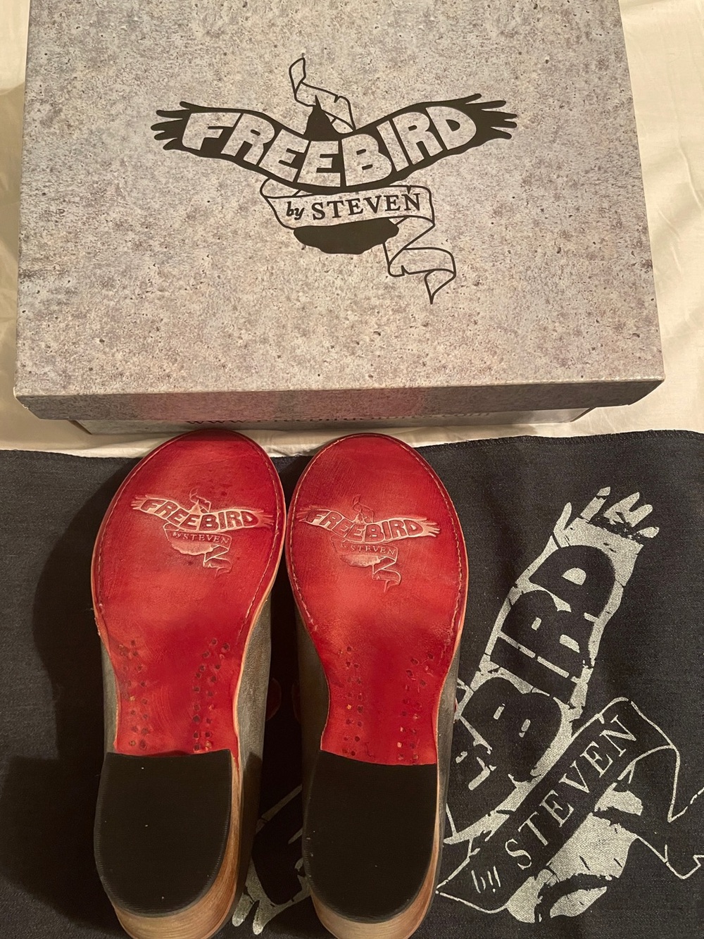 Freebird “Chevelle” (Discontinued) Blue/Beige Multi Snakeskin Heels Sz 8 - NIB - Picture 8 of 9